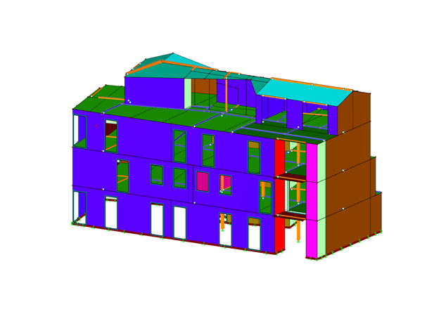 Edificio de madera contralaminada (CLT)